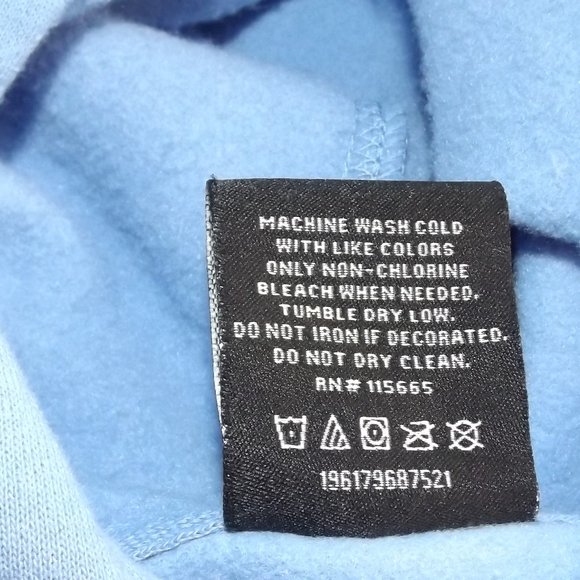 PINK FLOYD Wish You Were Here Hoodie, 3XL, LIGHT BLUE Pullover Sweatshirt - Picture 13 of 13